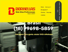 Tablet Screenshot of dornellas.com.br